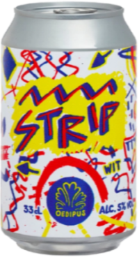 Oedipus Strip witbier blikje van 33cl